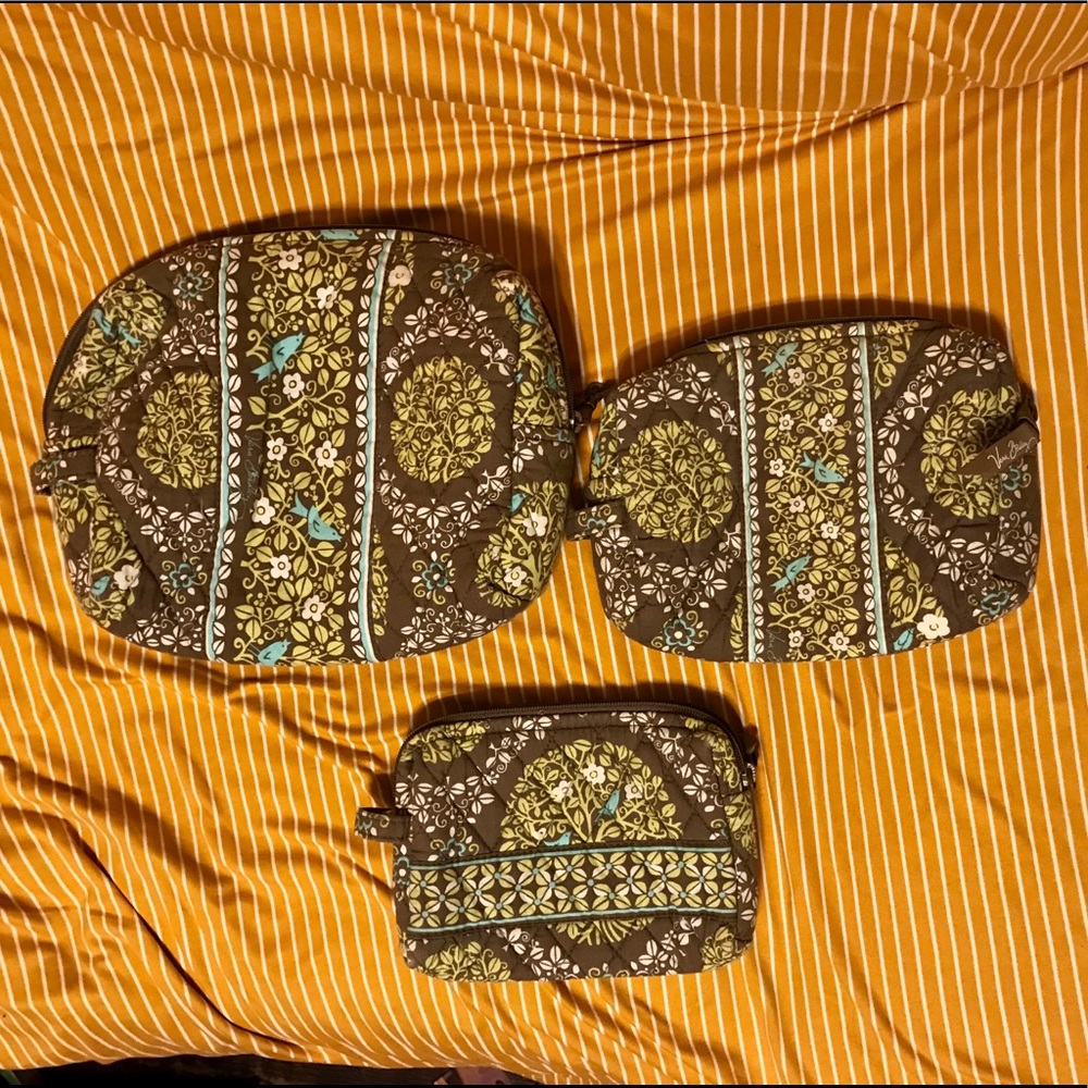 Vera Bradley Cosmetic Bag Set